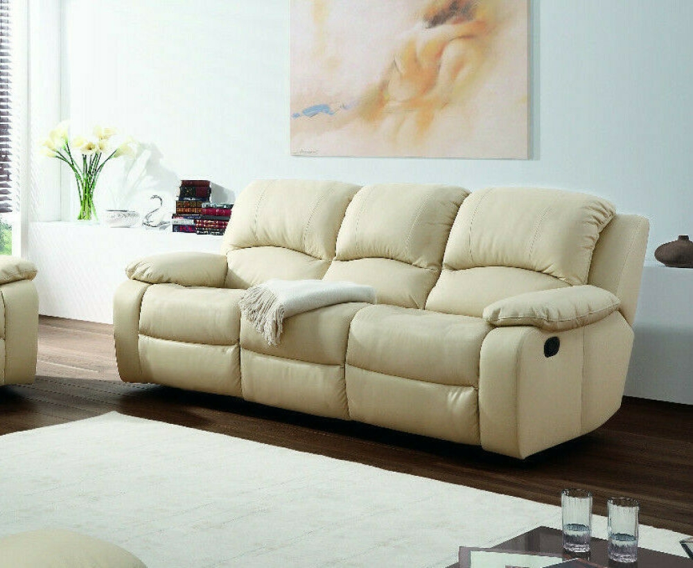 MODELL "OPERA", 3-SITZER SOFA MIT RELAXFUNKTION, IN ECHTLEDER ( NATURELLE & EVOLUTION , freie Farbwahl) !