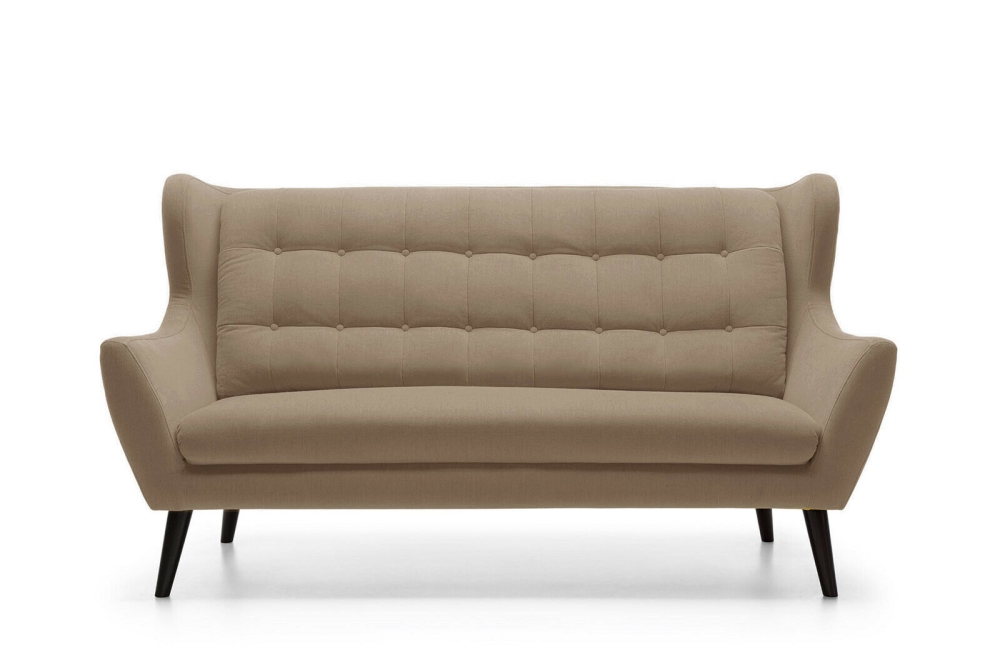 MODELL "HENRY", 3-SITZER SOFA IN STOFF ( MONOLITH , freie Farbwahl ) !