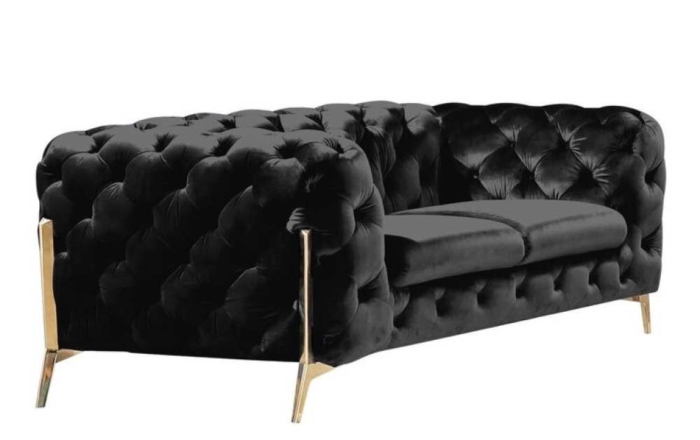 Modell "CHESTERFIELD ROYAL LONG LEGS" 2-SITZER SOFA IN STOFF SAMT PREMIUM
