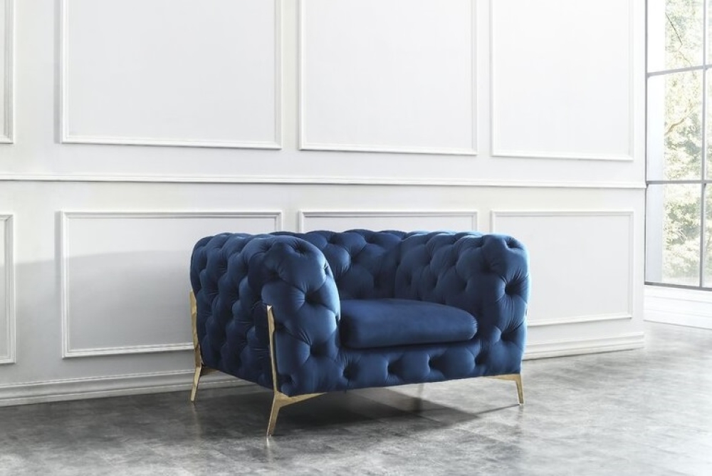 Modell "CHESTERFIELD ROYAL LONG LEGS" SESSEL IN STOFF SAMT PREMIUM