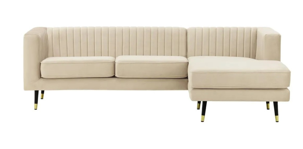 MODELL:  ENYA ECKSOFA IN SAMTSTOFF „ VELOURS “ PREMIUM