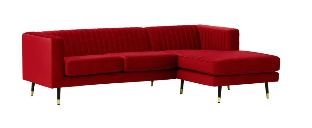 MODELL:  ENYA ECKSOFA IN SAMTSTOFF „ VELOURS “ PREMIUM