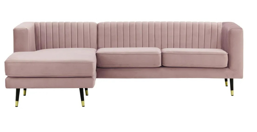 MODELL:  ENYA ECKSOFA IN SAMTSTOFF „ VELOURS “ PREMIUM