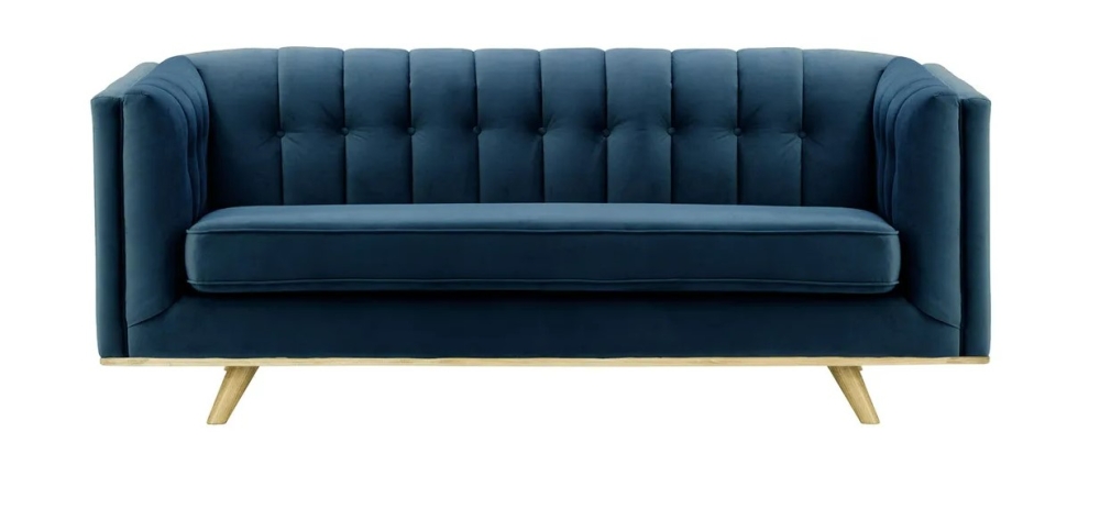 MODELL:  JENNIFER 3-SITZER SOFA IN SAMTSTOFF „ VELOURS “ PREMIUM