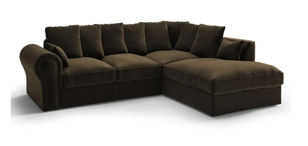 MODELL:  MR. PRESIDENT ECKSOFA IN SAMTSTOFF „ KRONOS “