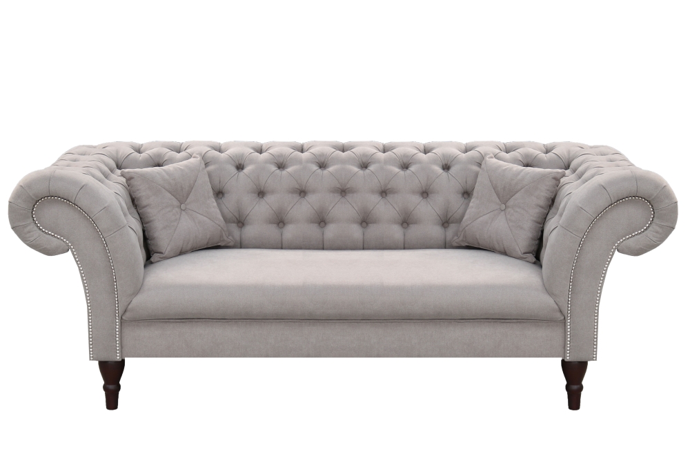 MODELL „CHESTERFIELD KNIGHTSBRIDGE“ ECKSOFA IN SAMTSTOFF VELVET PREMIUM