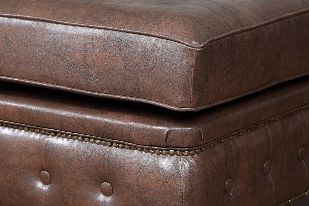 MODELL:  " CHESTERFIELD CLASSIC “  SESSEL IN  LEDER LOOK PREMIUM