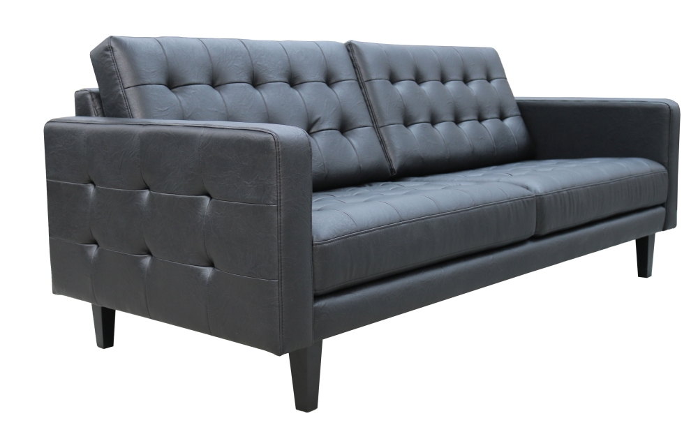 MODEL „CAPRICE“ 3 SITZER SOFA IN LEDER LOOK PREMIUM