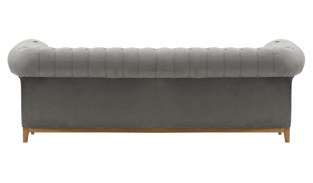 MODELL:  " CHESTERFIELD DIAMOND " 3-SITZER SOFA IN SAMTSTOFF „ VELOURS “ PREMIUM