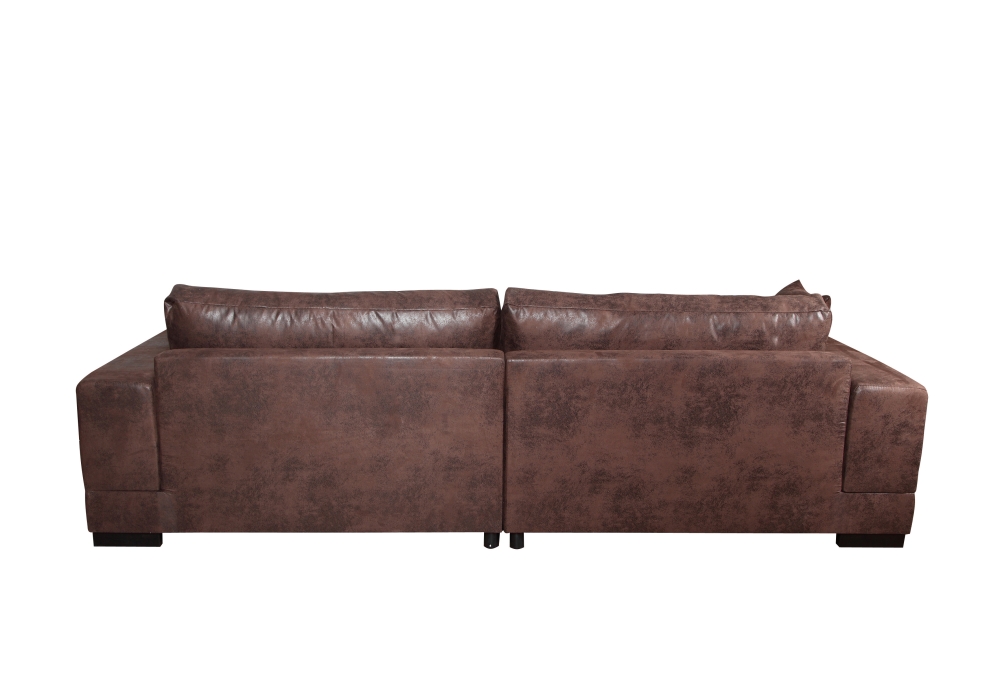 MODELL „ LAZY “ XXL MODERNES ECKSOFA IN VINTAGE LEDER LOOK