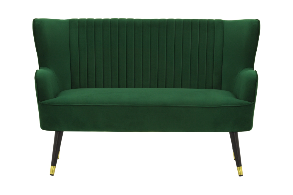 MODELL: GINA 2-SITZER SOFA IN SAMTSTOFF „ VELOURS “ PREMIUM