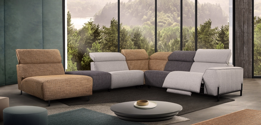 MODELL "CALIS" MODULARES SOFA IN STOFF wie abgebildet !