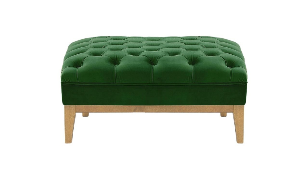 MODELL:  CHESTERFIELD MODERN ART „W“ HOCKER SOFA IN SAMTSTOFF „ VELOURS “ PREMIUM