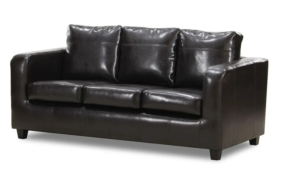 MODELL:  LONDON 3-SITZER SOFA IN LEDER LOOK