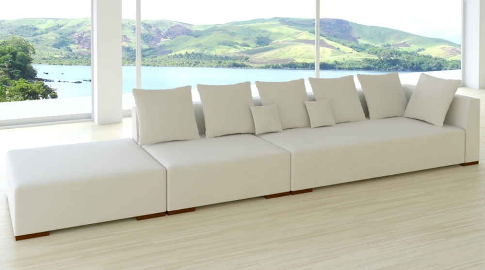 MODELL: MAGNUM IN ALCANTARA LOOK ! MODULARES SOFA