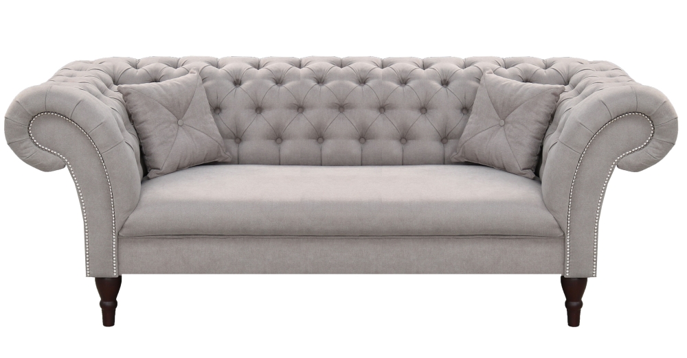 MODELL „CHESTERFIELD KNIGHTSBRIDGE“  3 - SITZER SOFA IN SAMTSTOFF VELVET PREMIUM