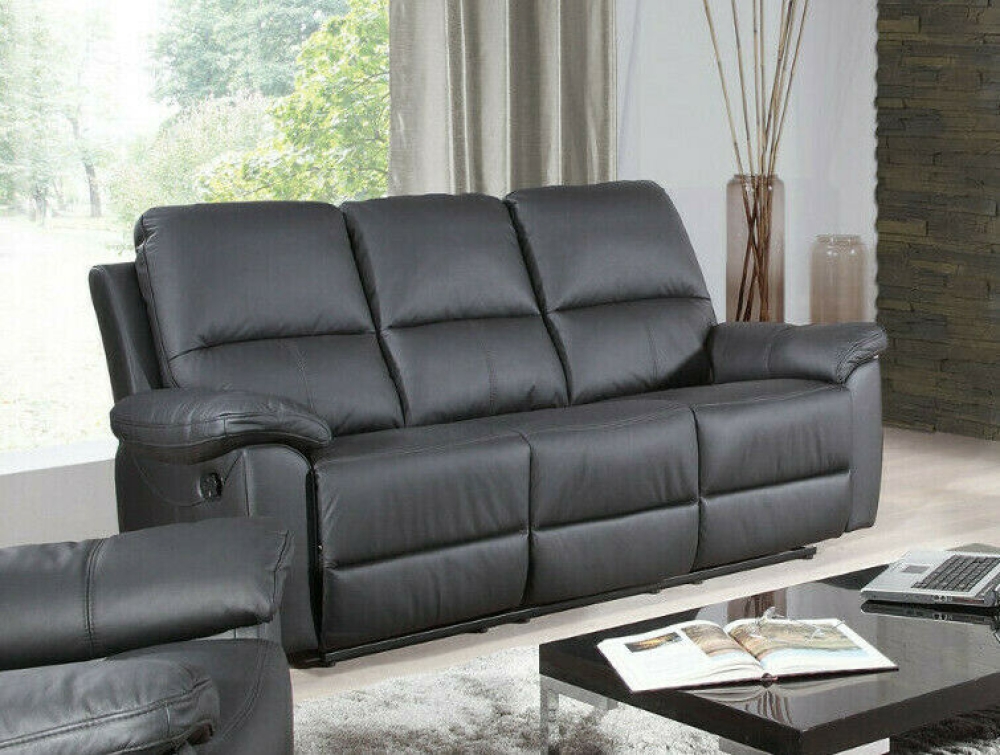 MODELL "TWINS",  3-SITZER SOFA MIT RELAXFUNKTION IN ECHTLEDER ( NATURELLE & EVOLUTION , freie Farbwahl) !