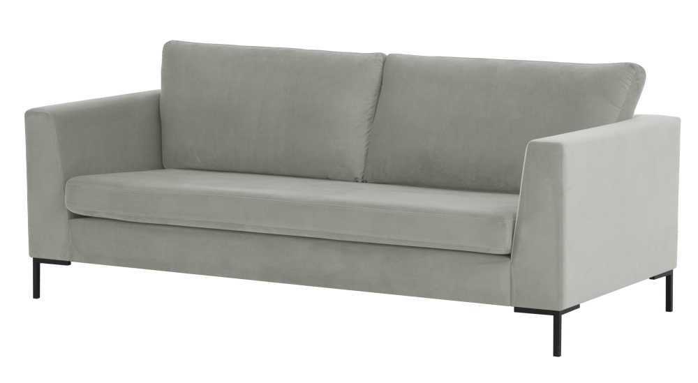 MODELL: "FLOYD" 3-SITZER SOFA IN SAMTSTOFF „ VELOURS “ PREMIUM