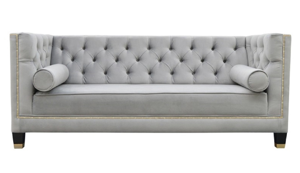 MODELL "ROMA" 2-SITZER SOFA IN SAMTSTOFF PREMIUM