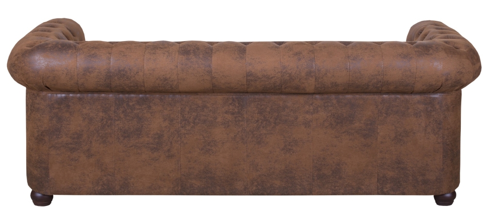 MODELL:  " CHESTERFIELD “ 3 - SITZER SOFA IN VINTAGE WILDLEDER LOOK PREMIUM