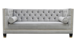 MODELL "ROMA" 2-SITZER SOFA IN SAMTSTOFF PREMIUM